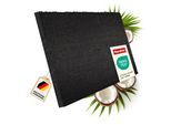 floordirekt Fußmatte Kokos Schwarz 24 mm