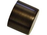 Gardinenstangen-Endstück GARDINIA "Endkappe", braun (bronzefarben), 2 Stk., Gardinenstangenendstücke, Gardinenstangen-Endstück, Serie Einzelprogramm Chicago Ø 20 mm