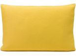 Dekokissen GÖZZE "Rhodos" Gr. 3, gelb (gelb, unifarben), B:40cm L:60cm, Obermaterial: 65% Polyacryl, 35% Polypropylen, Dekokissen_Sitzkissen_Kissenhüllen, Dekokissen