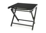 Gartenstuhl VCM "Fußteil aus Aluminium, dunkelgrau", schwarz, Obermaterial: 100% Metall MT., Stühle, Gartenstuhl