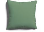 Kissenbezug SCHLAFGUT "EASY JERSEY Kissenhülle 100% Baumwolle, weicher Edel-Jersey, bügelfrei", grün (grün mid), B:80cm L:80cm, Jersey, Obermaterial: 100% Baumwolle, Kissenbezüge, Kissenbezug, mit farblich angepasstem Reißverschluss, pflegeleicht, formstabil