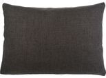 Dekokissen GÖZZE "Dallas", grau (anthrazit, unifarben), B:60cm L:40cm, Obermaterial: 100% Polyester, Dekokissen_Sitzkissen_Kissenhüllen, Dekokissen, in vielen Farben