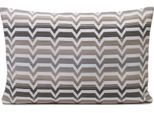 Dekokissen GÖZZE "Naxos" Gr. 3, bunt (anthrazit, taupe, weiß, gemustert), B:40cm L:60cm, Obermaterial: 55% Polyacryl, 45% Polypropylen, Dekokissen_Sitzkissen_Kissenhüllen, Dekokissen