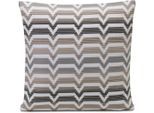 Dekokissen GÖZZE "Naxos" Gr. 1, bunt (anthrazit, taupe, weiß, gemustert), B:40cm L:40cm, Obermaterial: 55% Polyacryl, 45% Polypropylen, Dekokissen_Sitzkissen_Kissenhüllen, Dekokissen