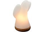 WAGNER LIFE DESIGN Salzkristall-Tischlampe "Engel", weiß, H: 19cm, 1 Stk., Leuchten, Handgefertigt aus Salzkristall - jeder Stein ein Unikat, H: ca.19 cm, Salzkristall-Tischlampe
