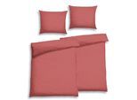 Bettwäsche FLORELLA "Vichy rot Soft-Seersucker, 100% Baumwolle", rot, B/L: 140cm x 200cm, 2 Stk., 2 Stk., Seersucker, B/L: 70cm x 90cm, Seersucker, Obermaterial: 100% Baumwolle CO., Bettwäsche, Bettwäsche