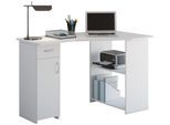 Schreibtisch VCM "Holz Eckschreibtisch Schreibtisch Bürotisch Linzia", weiß, B:118cm T:77cm, Tische, Schreibtisch
