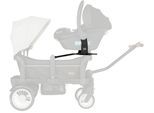 Maxi-Cosi Adapter BABYGO "Babyschalen-Adapter für Cozy Rider", Baby, schwarz, Aluminium, Kindersitz-Befestigungen Maxi-Cosi Adapter