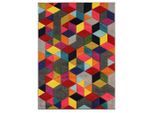 Flair Rugs , Mehrfarbig , Textil , Abstraktes , rechteckig , 170x120 cm , Reach , für Fußbodenheizung geeignet, in verschiedenen Größen erhältlich ,