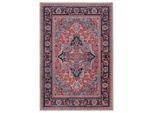 Flair Rugs , Rot , Textil , Struktur , rechteckig , 160x230 cm , für Fußbodenheizung geeignet, in verschiedenen Größen erhältlich, schmutzabweisend, waschbar , Teppiche & Böden, Teppiche, Webteppiche, Handwebteppiche
