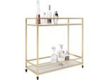 Playboy , Goldfarben , Metall , Marmoroptik , rund , 40x87x90 cm ,