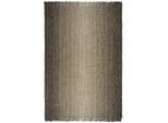 Flair Rugs , Grau , Textil , Streifen , rechteckig , 60x110 cm , Reach, AZO-frei, Handmade in India , für Fußbodenheizung geeignet, pflegeleicht , Teppiche & Böden, Teppiche, Webteppiche, Handwebteppiche