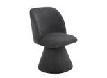 P & B , Anthrazit , Metall, Textil , 54x84x61 cm , Oeko-Tex® Standard 100 , Sitzfläche 360° drehbar ,