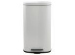 Spirella , Weiß , Metall , 50 l , 29.7x64.3x42.7 cm , Haushalt, Entsorgung, Abfalleimer, Treteimer