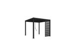 Gardenson , Anthrazit , Metall , 113x235x10 cm , Gartenmöbel, Pavillons