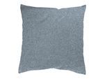 Dekokissen HOME WOHNIDEEN "LUCIO 1ER PACK MIT FÜLLUNG" Gr. 2, blau (rauchblau, unifarben), B:50cm L:50cm, Polyester, Dekokissen_Sitzkissen_Kissenhüllen, Dekokissen