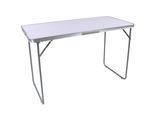 Gartentisch VCM "Campingtisch Gartentisch klappbar Galdas 110x53", weiß, B:110cm T:53cm, Tische, Gartentisch