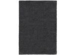 Flair Rugs , Grau, Dunkelgrau , Textil , Uni , rechteckig , 120x170 cm , Reach, AZO-frei , für Fußbodenheizung geeignet, in verschiedenen Größen erhältlich, schmutzabweisend, pflegeleicht ,