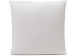 Dekokissen GÖZZE "Rhodos" Gr. 1, beige (creme, unifarben), B:40cm L:40cm, Obermaterial: 65% Polyacryl, 35% Polypropylen, Dekokissen_Sitzkissen_Kissenhüllen, Dekokissen