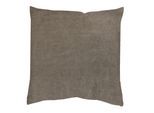 Dekokissen HOME WOHNIDEEN "ELMER" Gr. 1, grau (taupe, unifarben), B:40cm L:40cm, Polyester, Dekokissen_Sitzkissen_Kissenhüllen, Dekokissen