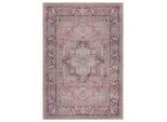 Flair Rugs , Pink , Textil , Struktur , rechteckig , 120x170 cm , für Fußbodenheizung geeignet, in verschiedenen Größen erhältlich, schmutzabweisend, waschbar , Teppiche & Böden, Teppiche, Webteppiche, Flachwebteppiche