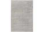 Flair Rugs , Grau, Hellgrau , Textil , Uni , rechteckig , 160x230 cm , Reach, AZO-frei , für Fußbodenheizung geeignet, in verschiedenen Größen erhältlich, schmutzabweisend, pflegeleicht ,