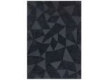 Flair Rugs , Grau , Textil , Struktur , rechteckig , 200x290 cm , Reach, AZO-frei, Handmade in India , für Fußbodenheizung geeignet, pflegeleicht , Teppiche & Böden, Teppiche, Webteppiche