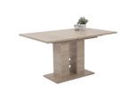 P & B , Sonoma Eiche , Holzwerkstoff , rechteckig , 90x76x140-220 cm , ausziehbar ,