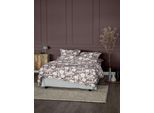 Bettwäsche IRISETTE "Meran 8531", rosa, B/L: 155cm x 220cm, 1 Stk., 1 Stk., Feinbiber, B/L: 80cm x 80cm, 2 Stk., Feinbiber, Obermaterial: 100% Baumwolle, Bettwäsche, Bettwäsche, flauschig