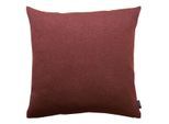 Dekokissen HOMING "Kalmar" Gr. 1, rot (rubinrot, unifarben), B:48cm L:48cm, Polyester, Dekokissen_Sitzkissen_Kissenhüllen, Pflegeleicht