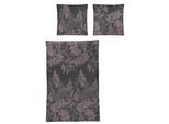 Bettwäsche IRISETTE "Meran 8341", lila (mauve), B/L: 155cm x 220cm, 1 Stk., 1 Stk., Feinbiber, B/L: 80cm x 80cm, 2 Stk., Feinbiber, Obermaterial: 100% Baumwolle, Bettwäsche, Bettwäsche, kuschelig weiche Winterbettwäsche