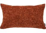Dekokissen DONE. "Glow", rust, unifarben, B:40cm H:1cm L:60cm, Polyester, Dekokissen_Sitzkissen_Kissenhüllen