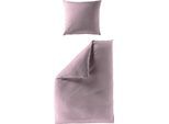 Bettwäsche BIERBAUM "Elegant uni", lila (flieder), B/L: 240cm x 220cm, 1 Stk., 2 Stk., Mako-Satin, B/L: 80cm x 80cm & 80cm x 80cm, 3 Stk., Mako-Satin, Obermaterial: 100% Baumwolle, Bettwäsche, Bettwäsche, Mako-Satin, 100 % Baumwolle, Uni, pflegeleicht