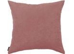 Dekokissen HOMING "Monaco" Gr. 1, rosa (altrosa, unifarben), B:50cm L:50cm, Polyester, Dekokissen_Sitzkissen_Kissenhüllen, Pflegeleicht