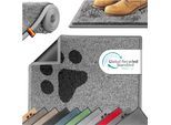 KESSER® Schmutzfangmatte rutschfeste Fußmatte für Innen- & Außenbereich waschbar & wetterfest Türmatte Wohnungseingang Teppich für Büro & Vorzimmer Fußabtreter Fußabstreifer