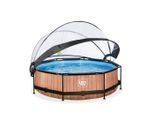 Exit Toys , Braun , Kunststoff , Steinoptik , 76 cm , TÜV-geprüft, CE , Pools & Wasserspaß, Pools, Aufstellpools, Frame-Pools