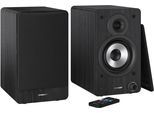 SHARP Lautsprecher "Regalboxen", schwarz, B:15,8cm H:24,8cm T:19cm, Lautsprecher