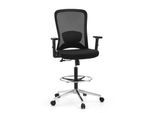 hjh OFFICE Arbeitsstuhl Top Work 44 Stoff / Netzstoff mit Armlehnen (höhenverstellbar)