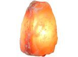 WAGNER LIFE DESIGN Salzkristall-Tischlampe "Rock", orange, Ø 12cm H: 18cm, 1 Stk., Leuchten, Handgefertigt - jeder Stein ein Unikat, H: ca.18 cm, ca.2-3 kg