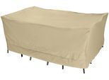 Abdeckhaube TEPRO "Universal", beige, B:350cm H:150cm T:95cm, Polyester, Hüllen, für rechteckige Sitzgruppen á 350x150 cm