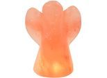 WAGNER LIFE DESIGN Salzkristall-Tischlampe "Engel", orange, H: 13cm, 1 Stk., Leuchten, Handgefertigt aus Salzkristall - jeder Stein ein Unikat, H: ca.13 cm