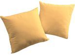 Dekokissen ADAM "Uni Light Collection", beige (beige, unifarben), B:40cm L:40cm, Obermaterial: 100% Baumwolle, Dekokissen_Sitzkissen_Kissenhüllen, im Uni Design