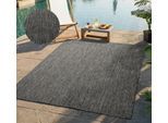 Teppich BRUNO BANANI "Venezia, auch als Läufer", schiefer, B:300cm H:4mm L:400cm, Kunstfaser, Teppiche, Teppich, In- und Outdoor geeignet, Sisal-Optik, Wetterfest & UV-beständig