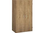 PC-Schrank VOGL MÖBELFABRIK "Nick", braun (eiche), B:80cm H:138cm T:50cm, Sekretäre, Computerschrank, Sekretär, Maße 80x50x138 cm, Made in Germany