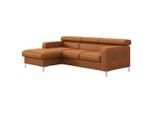 Livetastic , Gelb , Leder , Echtleder , Rindleder , Ottomane links, L-Form , 227x168 cm , Made in EU , Bettkasten erhältlich, Liegefunktion, seitenverkehrt erhältlich, Schlafen auf Sitzhöhe, Bettfunktion erhältlich, Rücken echt, Armteil links, Armteil rechts ,