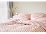 Bettwäsche ELEGANTE "Naturally", koralle, B/L: 155cm x 220cm, 1 Stk., 1 Stk., Mako-Jersey, B/L: 80cm x 80cm, 2, Mako-Jersey, Obermaterial: 100% Baumwolle, Bettwäsche, Bettwäsche, angenehmes Hautgefühl