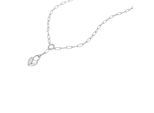 Kette mit Anhänger TOM TAILOR "Schmuck Geschenk Edelstahl Y-Kette Herz", silber (edelstahlfarben), Halsketten, Damen, Edelstahl, L: 50 B: 3mm, B:3mm