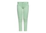 Amor, Truth & Trust Damen ATT JEANS Slim Fit Hose mit offenen Kanten Leoni Dusty Green