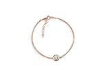 Dkeniz Armband 925/- Sterling Silber rosévergoldet Solitär