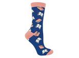 Damen Buchsocken | Neuheit Bambussocken | Geschenk für Buchliebhaber